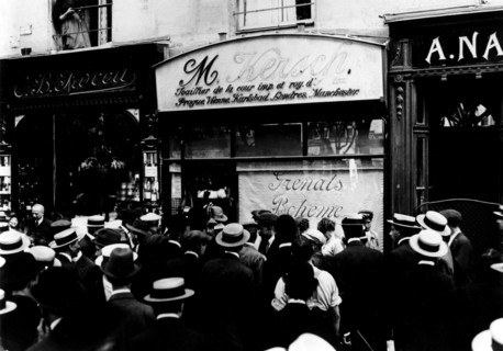 Une boutique saccagée à Paris