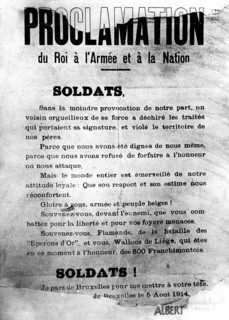 Proclamation of the King of Belgium