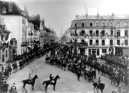 Fête de réception du Tsar Nicolas II à Compiègne