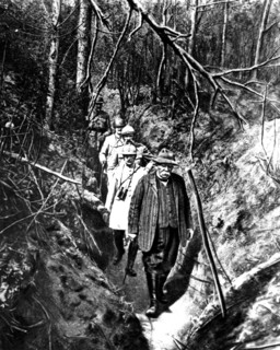 Clémenceau visite les 1ères lignes, 1918