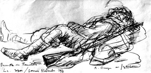 Descente des tranchées : Le repos