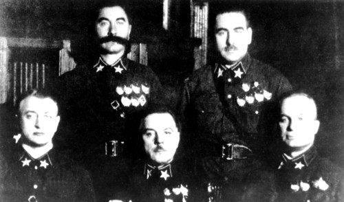 Tuklachevsky, Voroshilov, Yagorov, Budienny and Blucher