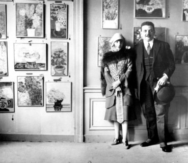 Anna de Noailles with president Edouard Herriot