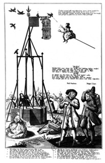 Execution of the jewish man Suss Oppenheimer. Suss's chambermaids lament his death
