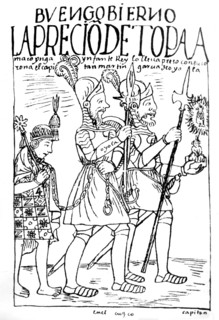 Peruvian manuscript: Chronicles of Huaman