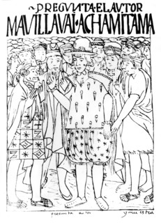Peruvian manuscript: Chronicles of Huaman