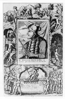 Portrait of the admiral Basco Nunez