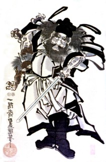 Litagawa Kunisada, Shoki le démon