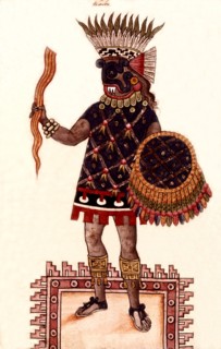 Histoire des Aztèques. Tholoc, le dieu de la pluie