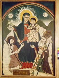 La vierge à l'enfant avec saint Jean et saint Grégoire l'Illuminateur