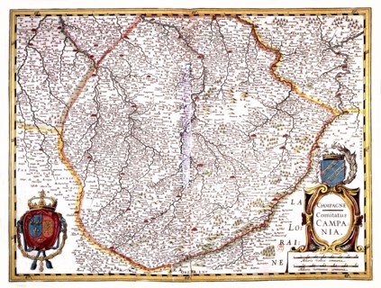 Carte de la Champagne