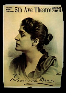 Portrait of Eleonora Duse, Italian actress