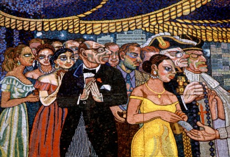 Rivera, Fresques du "Teatro insurgentes"