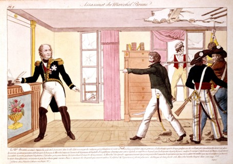White Terror, assassination of Marshal Brune, August 2, 1915