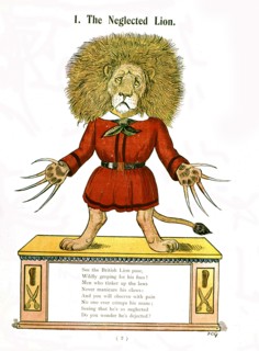 Caricature on the Boer War in South Africa
