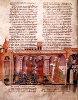 Histoire du Saint Graal par Robert de Borron, L'adoubement