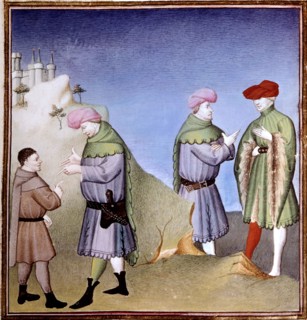 Illustration for the 'Terence des Ducs' manuscript
