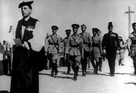 Arrivée de la commission royale britannique en Palestine
