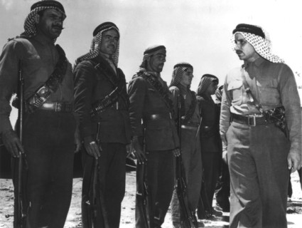 Armée de libération arabe : inspection des troupes