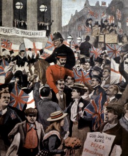Proclamation de la paix avec les Boers, Londres 1902