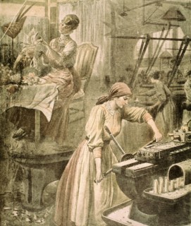 Women during the war, 1916