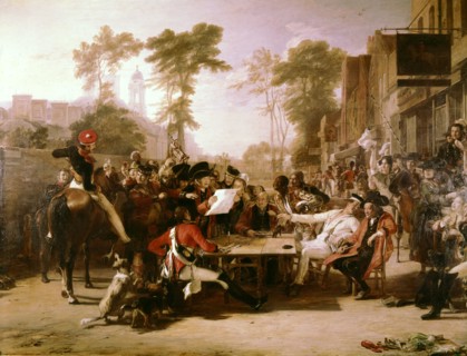 Wilkie, Chelsea Pensioners reading the Waterloo Despatch