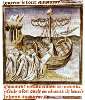 Miniature. Tristan et Iseult