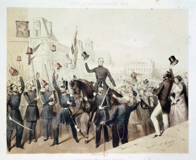 Lamartine et Ledru-Rollin. Retour de l'Hôtel de ville