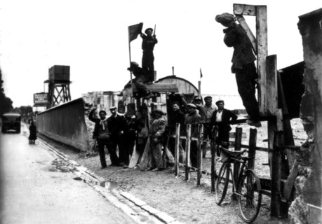 Strike in a factory in France in 1936