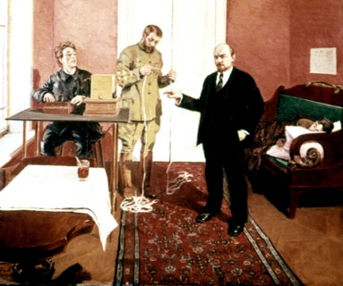 I. Brodsky, Lenin at the Smolnyi Institute
