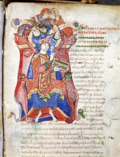 Manuscript of St. Ambroise, from the Abbey of Saint-Euroul