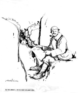Faivre, "La vie chère... Ici la mort est pour rien"