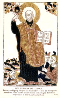 Image populaire. Saint Ignace de Loyola (1491-1556)