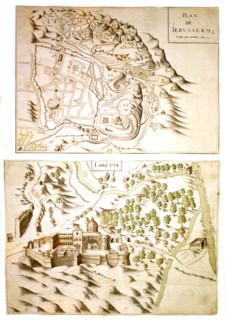 Plan de la ville de Jérusalem