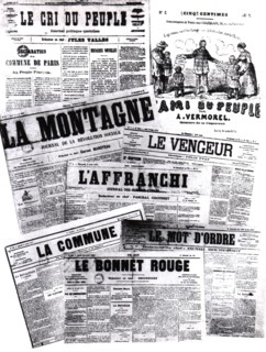 Journaux révolutionnaires pendant la Commune
