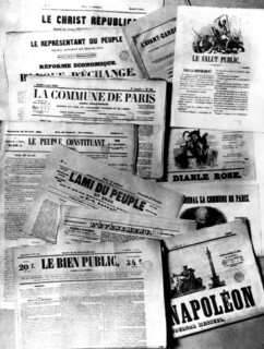 Journaux révolutionnaires pendant la Commune
