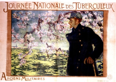 Poster by Levy-Dhurmer for tuberculosis patients' day, former soldiers