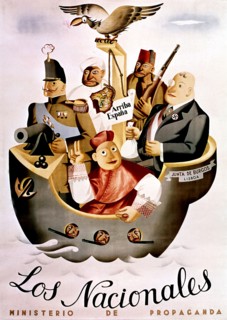 Affiche espagnole contre Franco