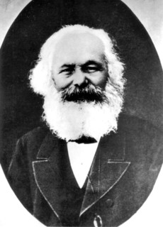 Portrait de Karl Marx. Dernière photo connue de Karl Marx, envoyée d'Algérie à sa fille Jenny