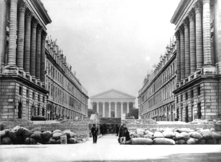 Commune of Paris: barricades in Rue Royale
