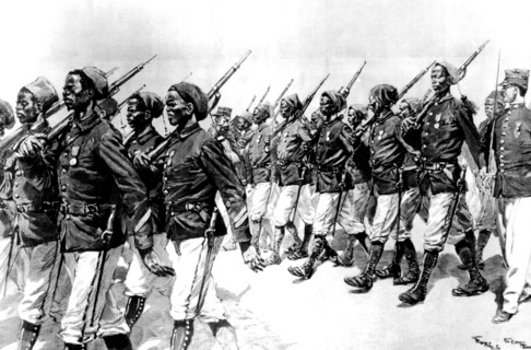 Les tirailleurs sénégalais de l'expédition Marchand