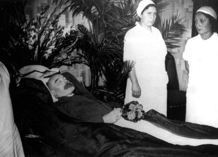 Marseilles. Assassination of Alexander of Yugoslavia. The corpse of Louis Barthou (1862-1934), who died during the attack.
