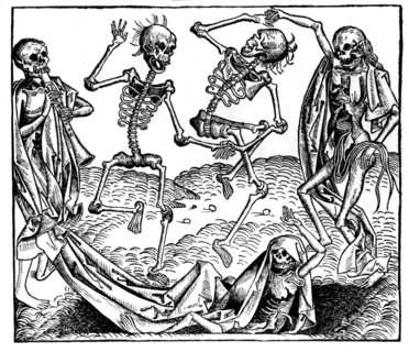 Anonymous engraving, dance of death