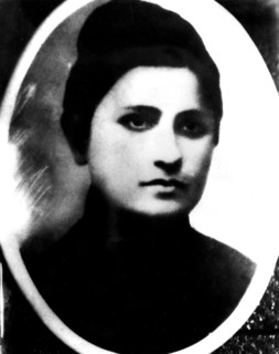 Catherine Svanidzi, première femme de Staline (seul portrait connu d'elle), mère de Jacob Staline