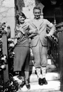 Scott Fitzgerald with Zelda on the French Riviera