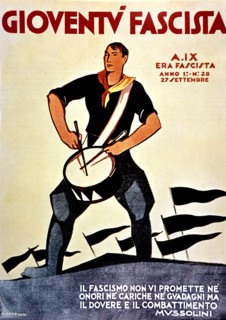 Couverture de la revue italienne fasciste "Gioventù fascista"