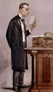 Caricature de Spy. Portrait de Joseph Chamberlain