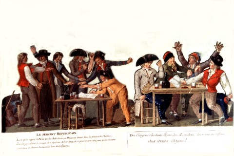 Paul Etienne Lesueur, Oath of the citizens singing the Marseillaise