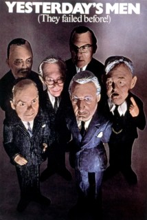 Poster published by the Labour Party against the Conservative Party: 'Yesterday's Men'