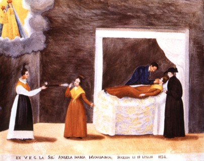 Commemorative plaque of Notre Dame de Laghet sanctuary